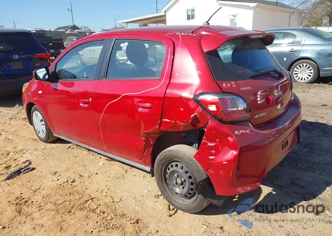 2022 Mitsubishi Mirage Es/Le z USA, uszkodzony, nr VIN ML32AUHJ5NH002896